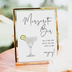ADELLA Modern Minimalistisch Margaritagetaltebord Poster