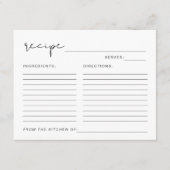 ADELLA Modern Minimalistisch Vrijgezellenfeest Rec Informatiekaartje (Voorkant)