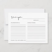 ADELLA Modern Minimalistisch Vrijgezellenfeest Rec Kaart (Voorkant)