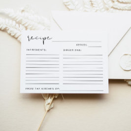 ADELLA Modern Minimalistisch Vrijgezellenfeest Rec Kaart