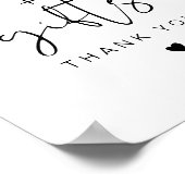 ADELLA Modern minimalistische kaarten en cadeautje Poster (Hoek)