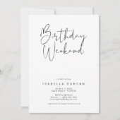 ADELLA Moderne Minimale reisroute op het weekeinde Kaart (Voorkant)