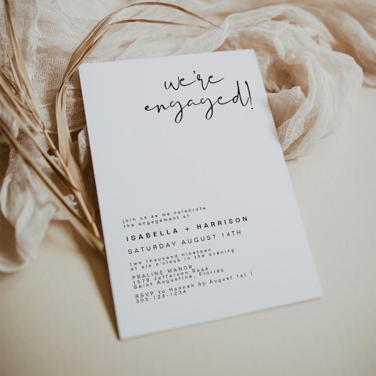 ADELLA - Moderne minimalistische aankondiging van