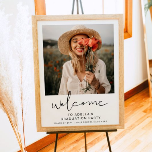 ADELLA Moderne minimalistische afstudeerfeest Welk Poster