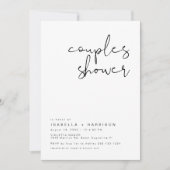 ADELLA Moderne Minimalistische Couples Shower Uitn Kaart (Voorkant)