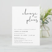 ADELLA Moderne Minimalistische Huwelijks Wijziging Kaart (Staand voorkant)