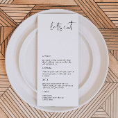 ADELLA - Moderne Minimalistische menuweergave Menu