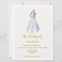 ADELLE Eenvoudige Dusk Blauw Paar Bruiloft