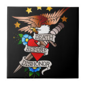  adellijk tattoo tegeltje (Voorkant)