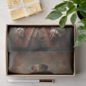 Adellijke Victoriaanse adelaar met hoed Tissuepapier (Geschenk)