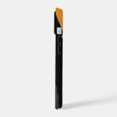 Adellijke Zwarte Dobermann iPhone 15 Case (Linkerkant)