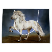 Adelwit IJslands paard Groot Cadeauzakje (Voorkant)