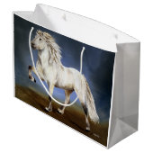 Adelwit IJslands paard Groot Cadeauzakje (Achterkant Gekanteld)