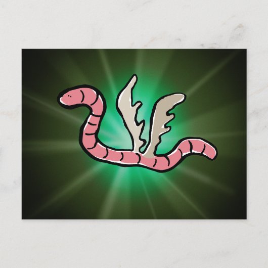 adelworm briefkaart (Voorkant)