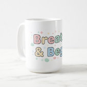Adem & Begin Pastel Citaat Koffiemok (Voorkant links)