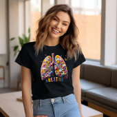 Adem bloemenlongen in t-shirt