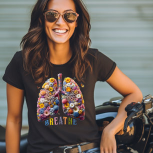 Adem bloemenlongen in t-shirt