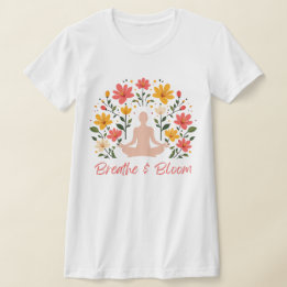 Adem & Bloom Meditatie Slim Fit T-Shirt