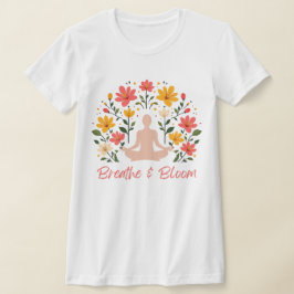 Adem & Bloom Meditatie Slim Fit T-Shirt