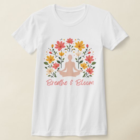 Adem & Bloom Meditatie Slim Fit T-Shirt (Laagn)