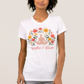 Adem & Bloom Meditatie Slim Fit T-Shirt (Voorkant)