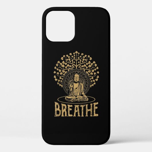 Adem Boeddha Idea Yoga en Meditatie Case-Mate iPhone Case (Achterkant)