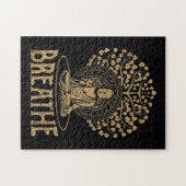 Adem Boeddha Idea Yoga en Meditatie Legpuzzel (Horizontaal)