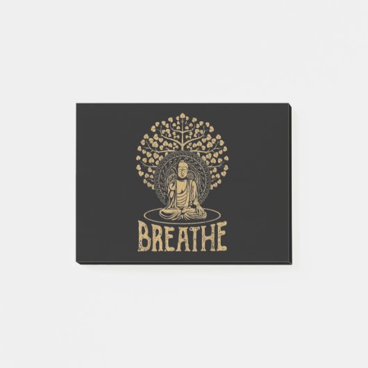 Adem Boeddha Idea Yoga en Meditatie Post-it® Notes (Voorkant)