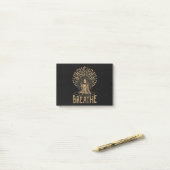 Adem Boeddha Idea Yoga en Meditatie Post-it® Notes (Op bureau)