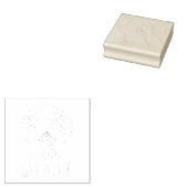 Adem Boeddha Idea Yoga en Meditatie Rubberstempel (Gestempeld)