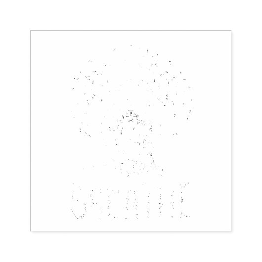 Adem Boeddha Idea Yoga en Meditatie Rubberstempel (Afrduk)