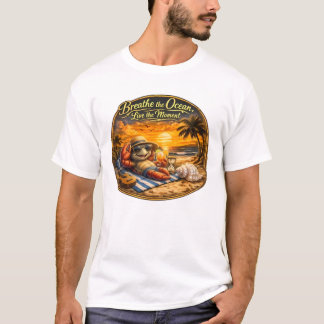 Adem de Oceaan – Leef het Moment T-shirt