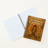 Adem de Toekomst In, Adem het Verleden Uit – Boho Notitieboek (Binnen)