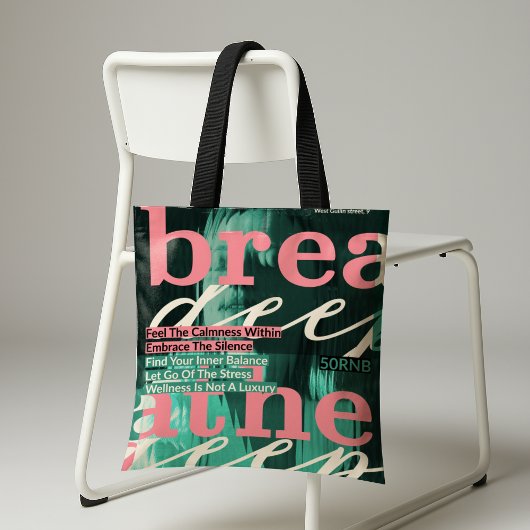 Adem diepe Canvas tas - Mindfulness & Wellness