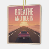 Adem En Begin Keramisch Ornament (Links)