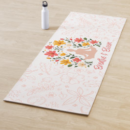 Adem en bloei meditatie yoga mat