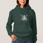 Adem en geloof - Ivory Fairy Yoga Design Hoodie (Voorkant)