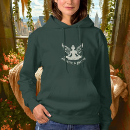 Adem en geloof - Ivory Fairy Yoga Design Hoodie
