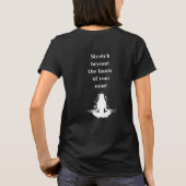 Adem en Stretch Yoga ZWART T-shirt (Achterkant)