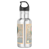 "Adem en zweef" Waterfles (Achterkant)