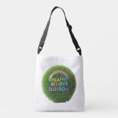 Adem, geloof, Blossom - Cross-Body Bag Crossbody Tas (Achterkant)