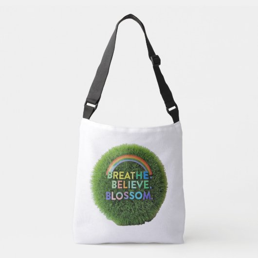 Adem, geloof, Blossom - Cross-Body Bag Crossbody Tas (Voorkant)