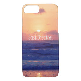 Adem gewoon. Beach Ocean Sunset Case-Mate iPhone Case