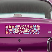 ADEM GEWOON  botanische bloemen Bumpersticker