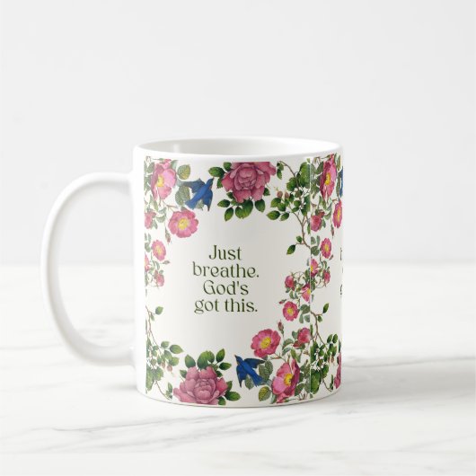 Adem gewoon. God heeft dit Koffiemok (Links)