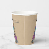 Adem gewoon kalmerende zittende Boeddha Papieren Bekers (Rechts)