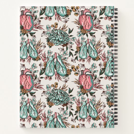 Adem gewoon | Longen | blanco Notitieboek (Achterkant)