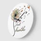 Adem gewoon paardenbloem met vlinders grote klok (Hoek)