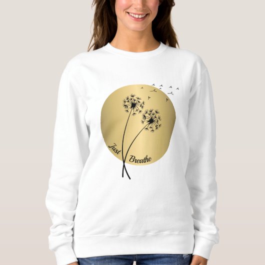 Adem gewoon T-shirt met capuchon (Voorkant)
