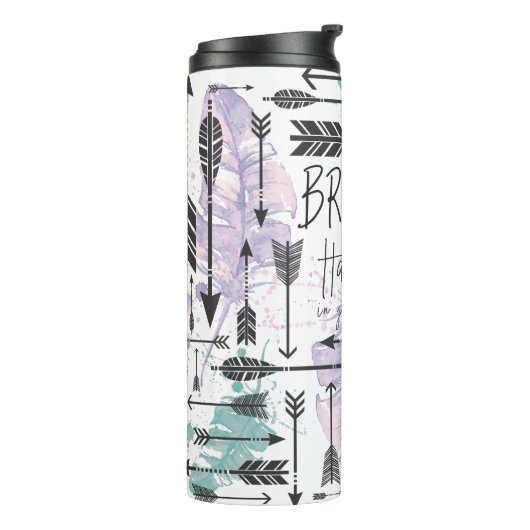 Adem. Heb vertrouwen. Thermosbeker (Gedraaid links)